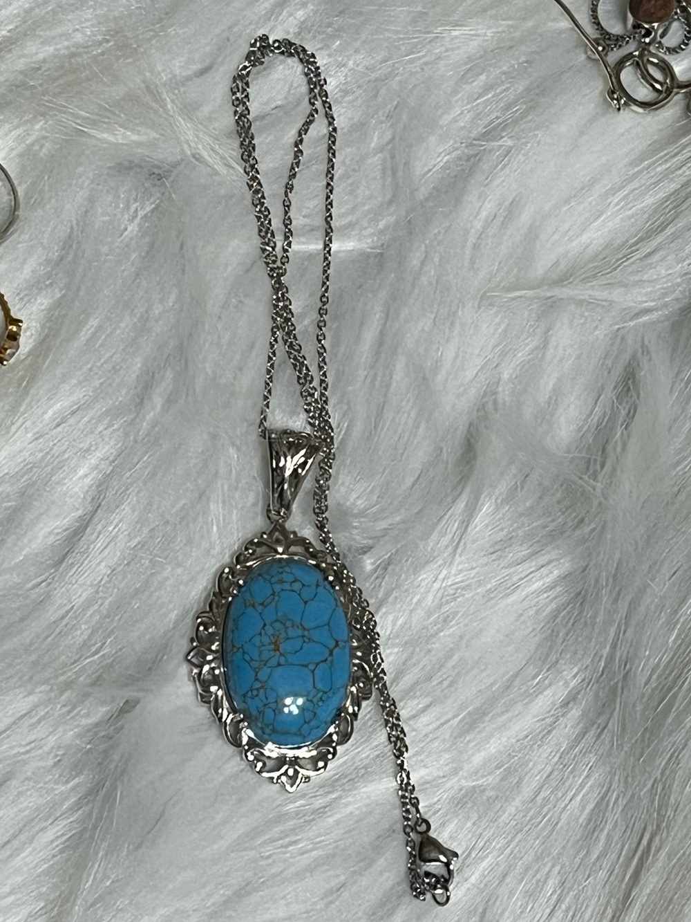 Karis STS Faux Turquoise Necklace